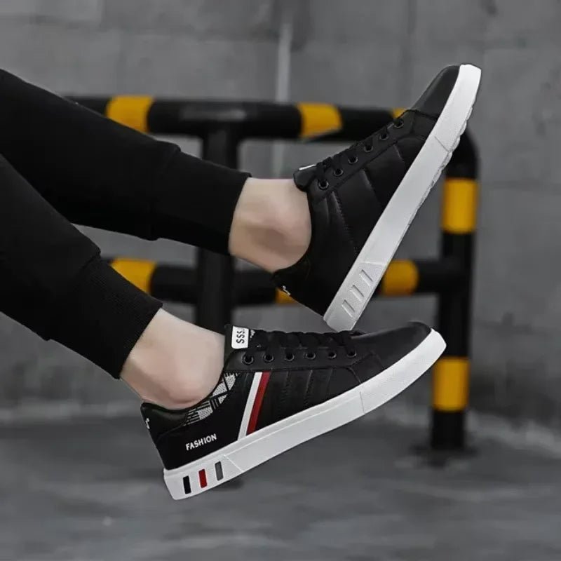 Men's flat shoes 2025; Cool men's sports shoes; Men's outdoor sports shoes for spring and autumn; Fashionable vulcanized shoes; - Good Gifts, Gurl