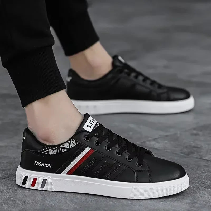 Men's flat shoes 2025; Cool men's sports shoes; Men's outdoor sports shoes for spring and autumn; Fashionable vulcanized shoes; - Good Gifts, Gurl