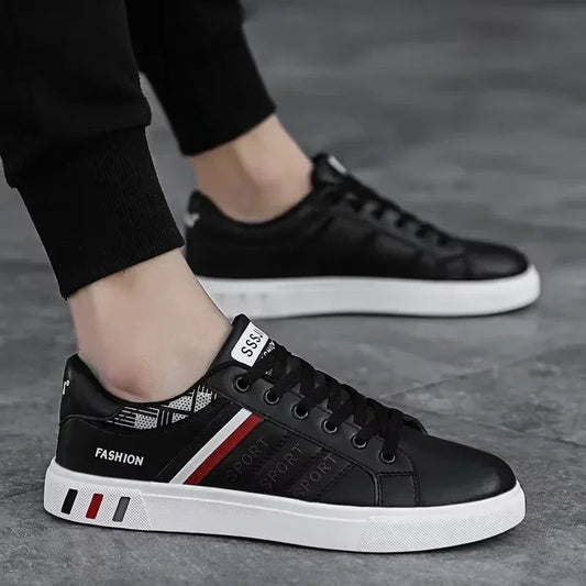 Men's flat shoes 2025; Cool men's sports shoes; Men's outdoor sports shoes for spring and autumn; Fashionable vulcanized shoes; - Good Gifts, Gurl