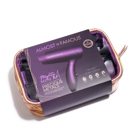 Mighty AF Mini Travel Dryer with Holotone Carrying Bag - Good Gifts, Gurl