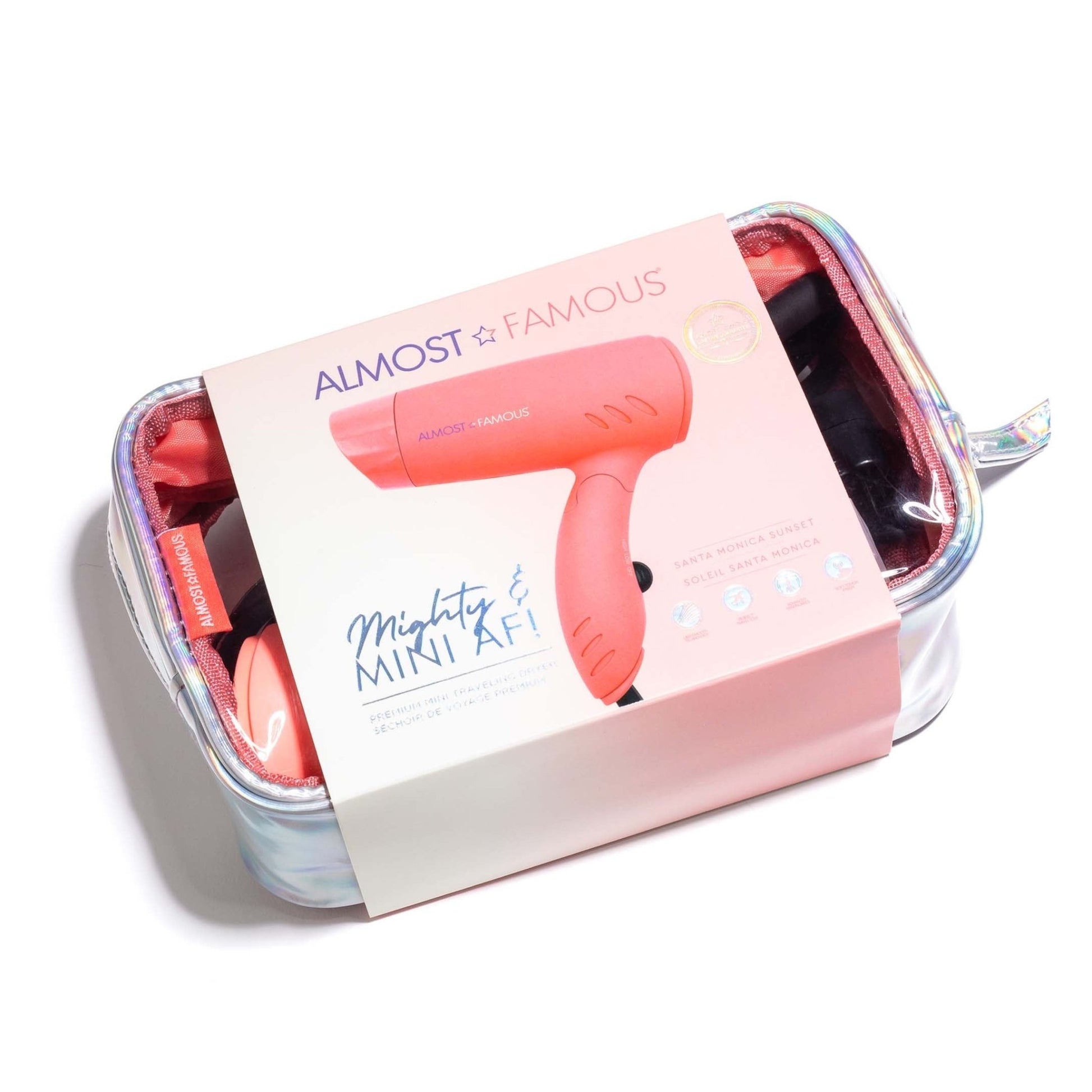 Mighty AF Mini Travel Dryer with Holotone Carrying Bag - Good Gifts, Gurl