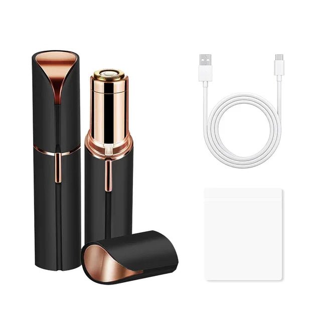 New Electric Facial Hair Removal Epilator Eyebrow Lipstick Shape Painless Facial Sensitive Areas Bikini Depilator Shaver Trimmer - Good Gifts, Gurl