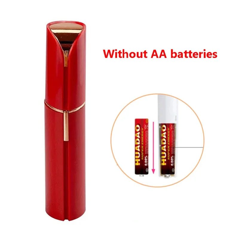 New Electric Facial Hair Removal Epilator Eyebrow Lipstick Shape Painless Facial Sensitive Areas Bikini Depilator Shaver Trimmer - Good Gifts, Gurl