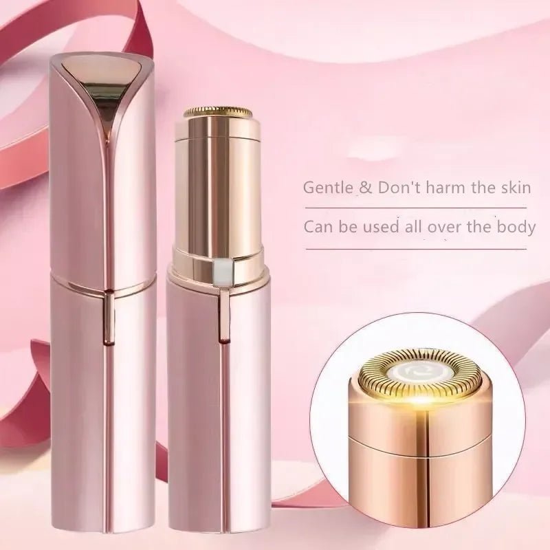 New Electric Facial Hair Removal Epilator Eyebrow Lipstick Shape Painless Facial Sensitive Areas Bikini Depilator Shaver Trimmer - Good Gifts, Gurl