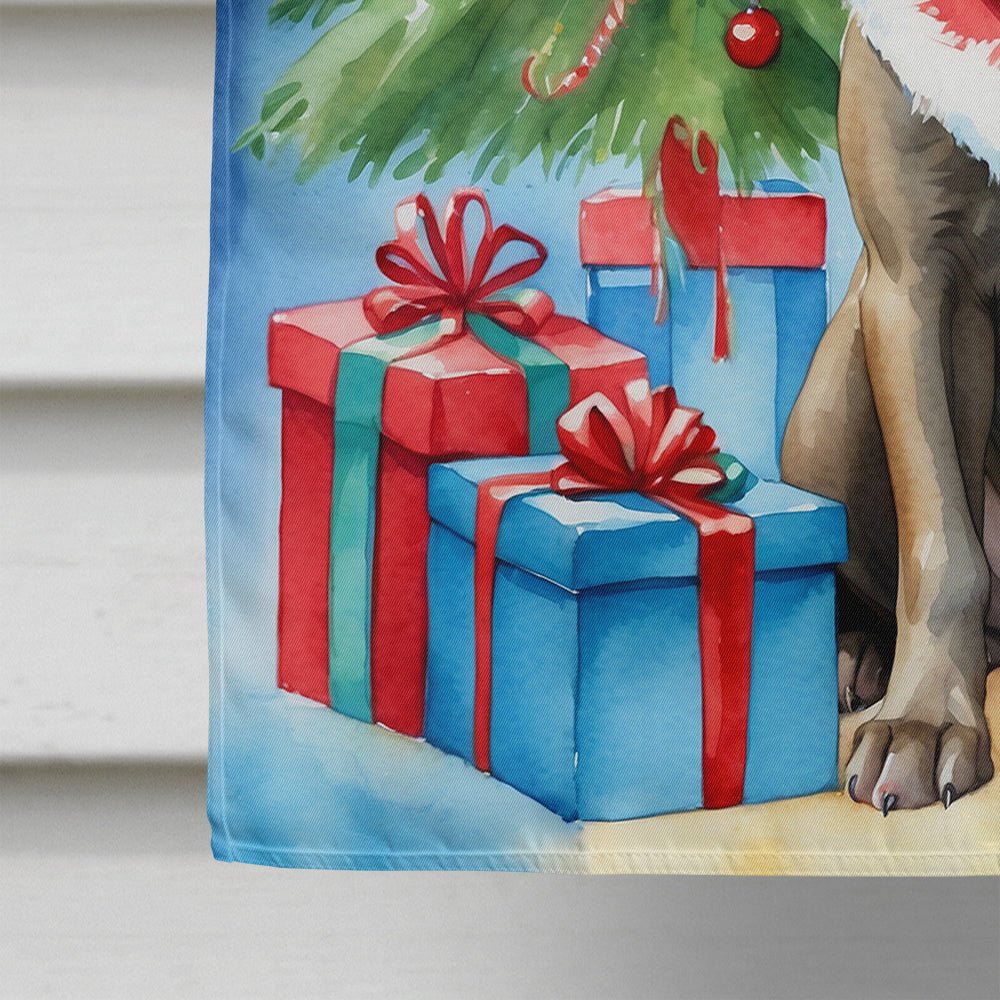 Pit Bull Terrier Christmas Reindeer House Flag - Good Gifts, Gurl