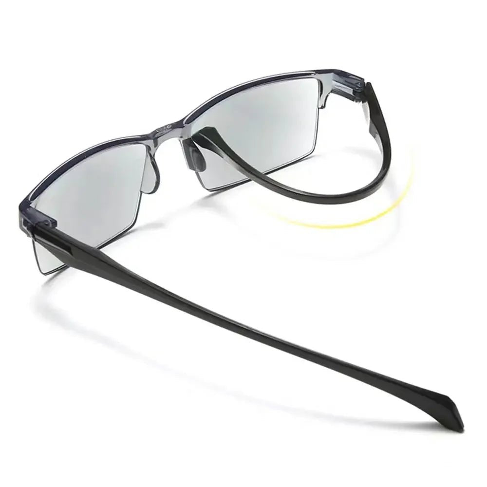 Smart Automatic Zoom Reading Glasses Anti Blue Ray Eyeglasses Autofocus Power Half - Rim Near Far Computer Glasses - Good Gifts, Gurl