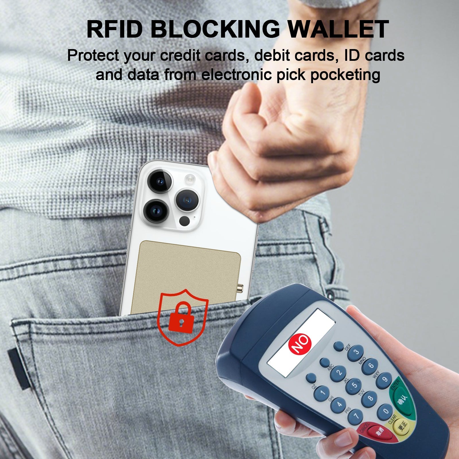 TOYFID All - Aluminum Pop Up Slide Rfid Slim Card Holder Wallet With Airtag Holder - Good Gifts, Gurl