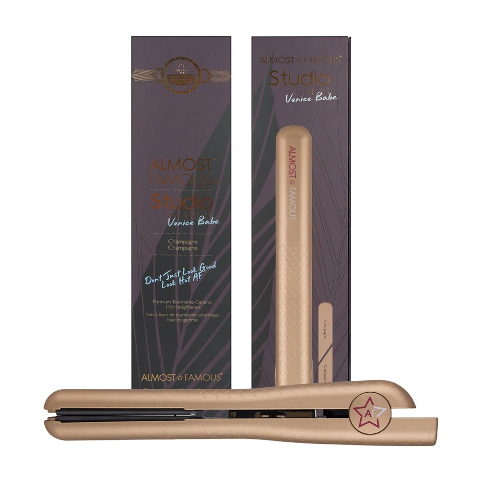 Venice Babe 1.25" Flat Iron with Luxe Gem Infused Plates - Good Gifts, Gurl