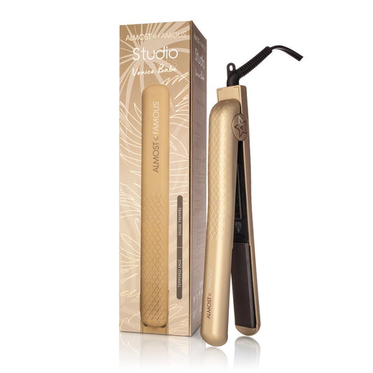 Venice Babe 1.25" Flat Iron with Luxe Gem Infused Plates - Good Gifts, Gurl