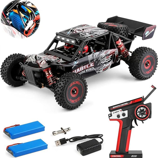 WLtoys 124016(V2) Fast RC Car, 1/12 Brushless RC Car with Independent ESC for Adults, 75km/h, Suitable for Outdoors and Gifts - Good Gifts, Gurl